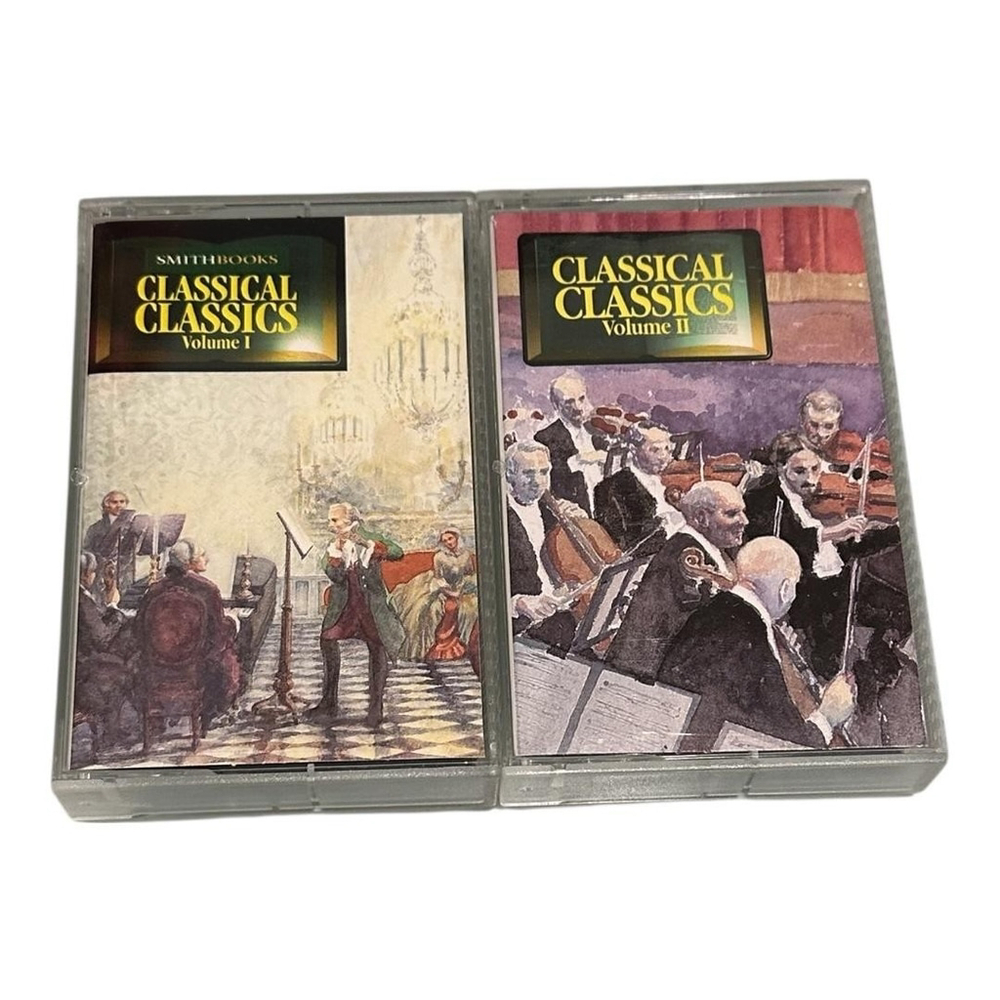 Vintage Classical Classics Vol 1 & 2 Cassette Tapes Smithbooks Mozart Vivaldi